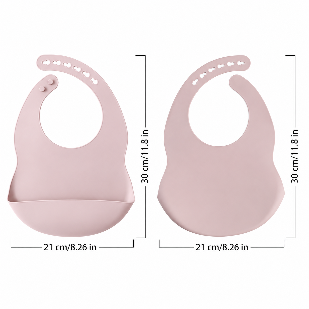 Babero Infantil de Silicona Impermeable para Bebés