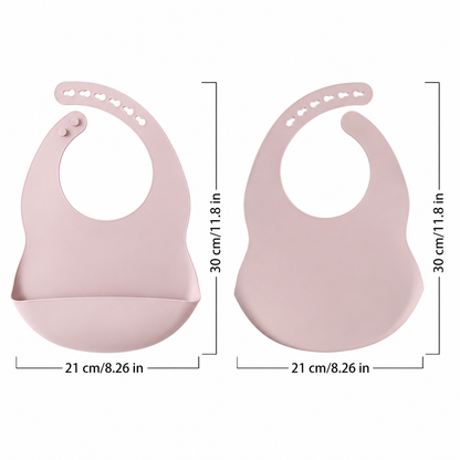 Babero Infantil de Silicona Impermeable para Bebés