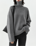 Seoul Cozy – Women's High-Neck Sweater