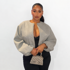 Urban Cozy – Women’s Cropped Bomber Jacket