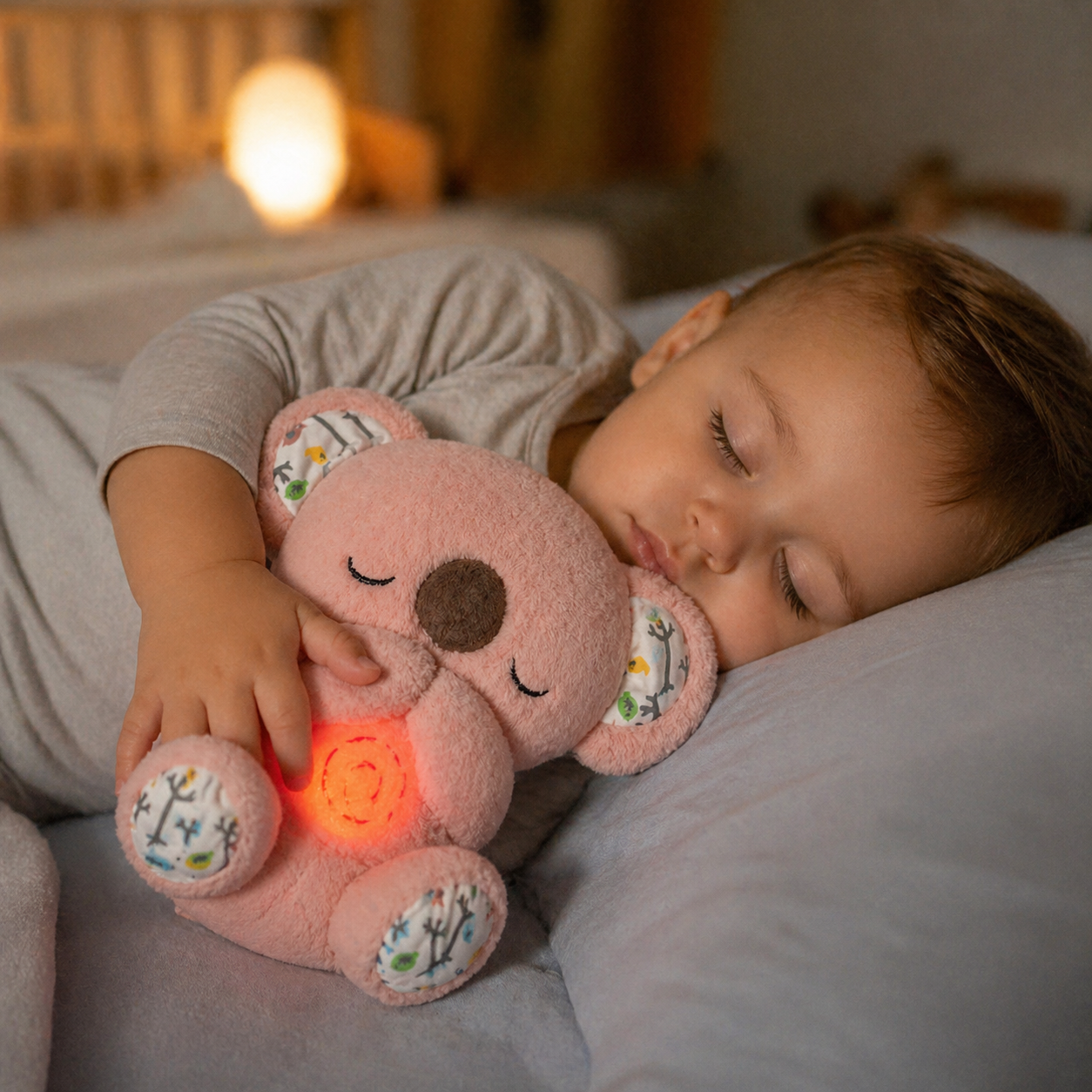 Peluche con música relajante