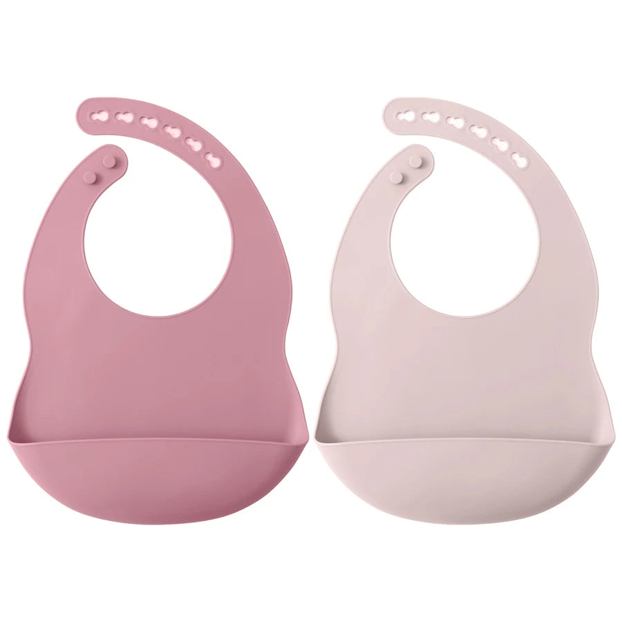 Babero Infantil de Silicona Impermeable para Bebés