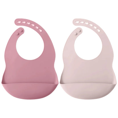 Babero Infantil de Silicona Impermeable para Bebés