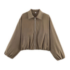 Urban Puffer – Women's Cropped Bomber Jacket