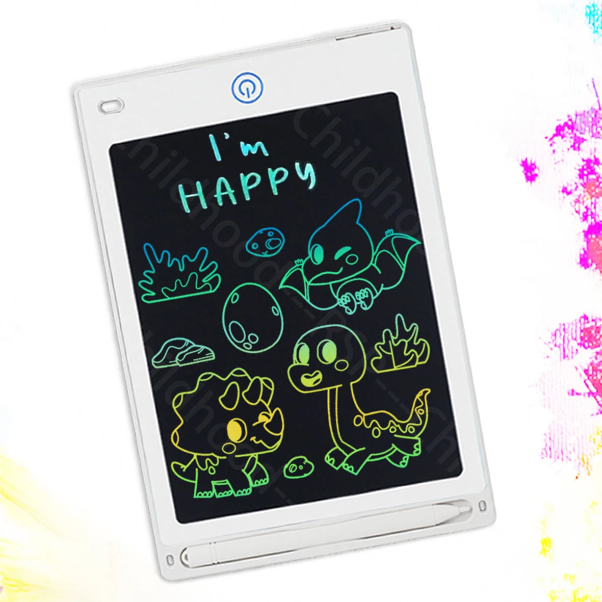 Tableta LCD infantil reutilizable para dibujo y escritura