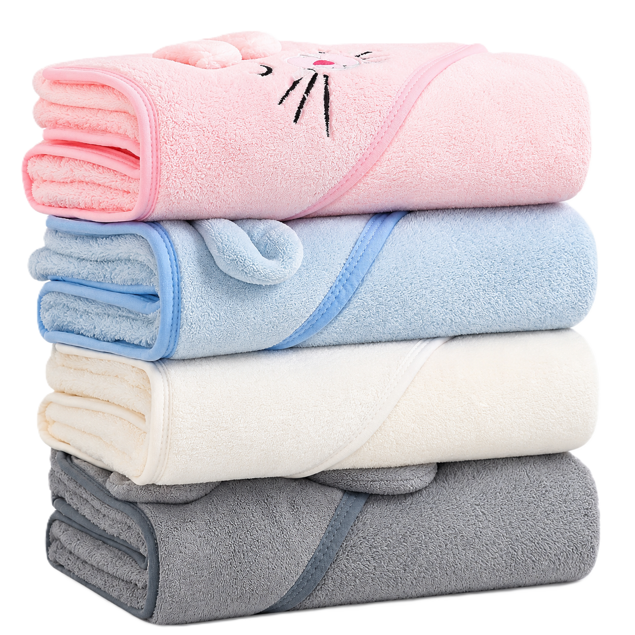 Toalla de Baño Infantil con Capucha – Suave, Cálida y Súper Tierna