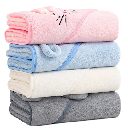 Toalla de Baño Infantil con Capucha – Suave, Cálida y Súper Tierna