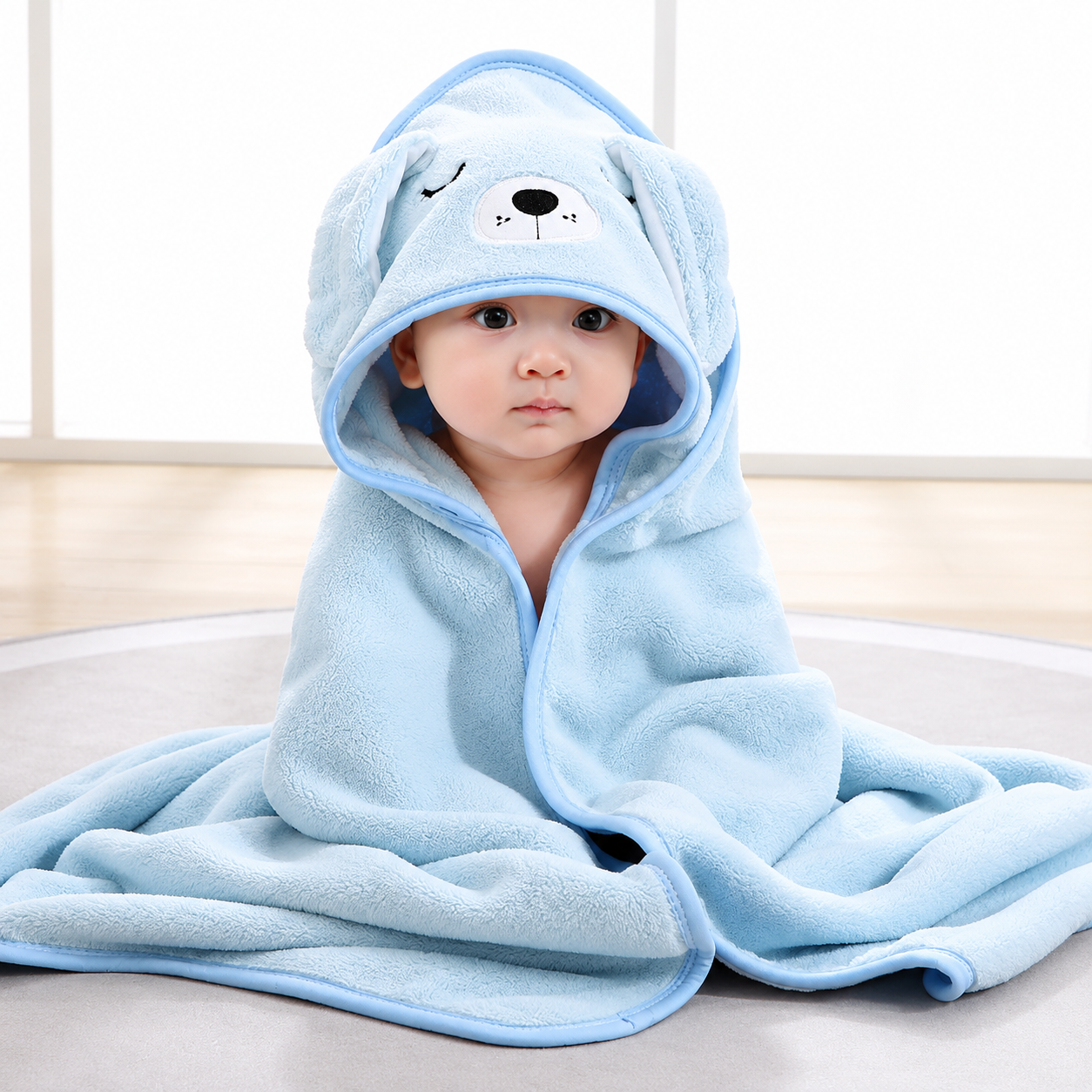Toalla de Baño Infantil con Capucha – Suave, Cálida y Súper Tierna