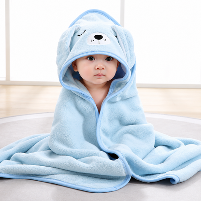 Toalla de Baño Infantil con Capucha – Suave, Cálida y Súper Tierna