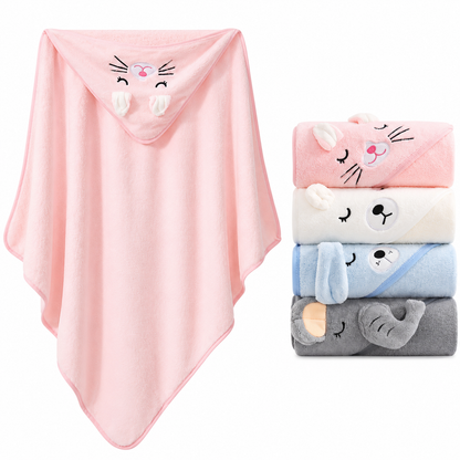 Toalla de Baño Infantil con Capucha – Suave, Cálida y Súper Tierna