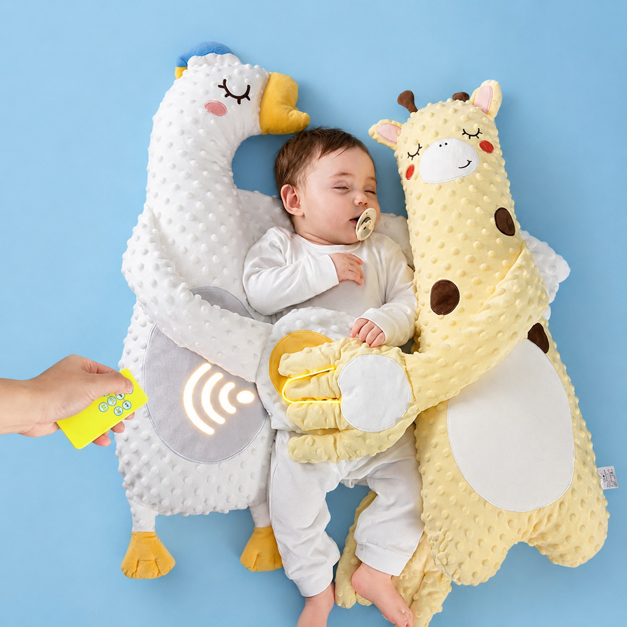 Almohada Calmante para Bebés – Confort, Seguridad y Contención