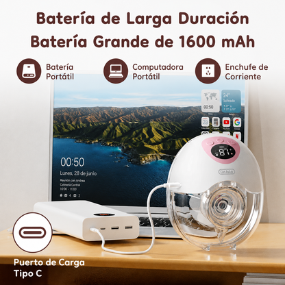 MamiJoy ProFlow™ – Bomba Tira-Leite Elétrica Portátil Ultra Silenciosa