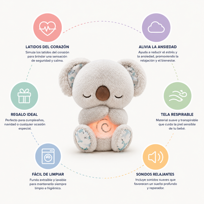 Peluche con música relajante
