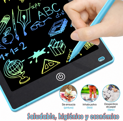 Tableta LCD infantil reutilizable para dibujo y escritura